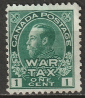 Canada 1915 Sc MR1  War Tax MNG(*) - War Tax