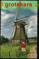 WOLVEGA Molen Aan De Linde Bij De Noordwoldervaart Ca 1960 - Wolvega