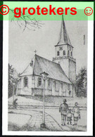 WOLVEGA Ned. Herv. Kerk Pentekening Ca 1968 - Wolvega