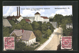 AK Seifhennersdorf I. S., Orient. Tabak- U. Cigarettenfabrik Yenidze, Strassenpartie - Seifhennersdorf