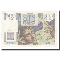 France, 500 Francs, Chateaubriand, 1947, BELIN ROUSSEAU GARGAM, 1947-01-09, TTB - 500 F 1945-1953 ''Chateaubriand''