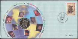 België 2002 - Mi:3146, Yv:3090, OBP:3096, Nummisletter - O - Rights Of The Child - Numisletters