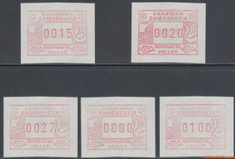 Griekenland 1985 - Mi:autom 2, Yv:distr 2, Machine Stamp - XX - Panhellenique - Timbres De Distributeurs [ATM]