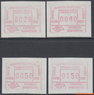 Griekenland 1987 - Mi:autom 5, Yv:distr 5, Machine Stamp - XX - Heraklion 87 - Automatenmarken [ATM]