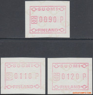 Finland 1982 - Mi:autom 1, Yv:V 1a, Machine Stamp - XX - Long-term Series - Automatenmarken [ATM]