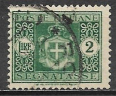 Italy 1945. Scott #J61 (U) Coat Of Arms - Taxe
