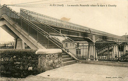 Alès * La Nouvelle Passerelle Reliant La Gare à Chantilly * Ligne Chemin De Fer Du Gard - Alès