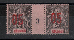 Réunion_ 1 Millésimes (1893 ) N°74 (neuf ) - Unused Stamps