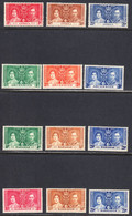 Great Britain 1937 Coronation, Mint Mounted, 32 Sets, Sc# ,SG - Ungebraucht