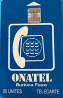 BURKINA FASO  - Phonecard  -  ONATEL  - 20  Unités - Burkina Faso