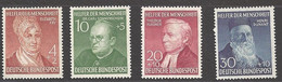 Bund Michel Nummer 156-159 Postfrisch - Altri & Non Classificati