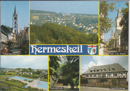 HERMESKEIL, Mehrfachansicht, Pfadfinder Hütte, Jugendherberge, Fußgängerzone, .... - Hermeskeil