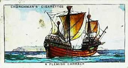 ► N°15 "Flemish Carrack"   THE STORY Of NAVIGATION  - CHURCHMAN  CIGARETTE Imperial Tobacco - Churchman