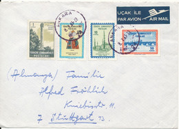 Turkey Cover Sent  Air Mail To Germany Ankara 8-7-1963 Topic Stamps - Covers & Documents