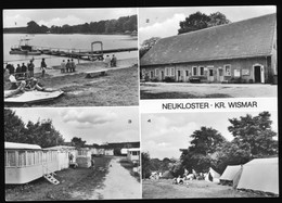 DDR Mehrbild AK 1980 Neukloster Kreis Wismar Mit See, Camping, Zeltplatz - Neukloster