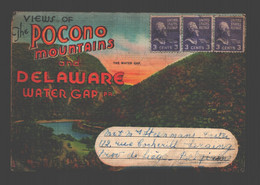 Letter Card - Views Of The Pocono Mountains And Delaware Water Gap - 18 Views - Andere & Zonder Classificatie