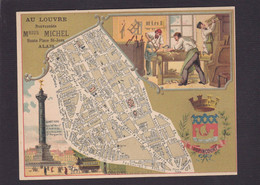 Chromo Alais Alès GARD Pubicité Publicitaire Arrondissements De Paris 11,5 X 15 Litho Popincourt - Autres & Non Classés