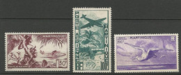 MARTINIQUE Série Complète N° 13 à 15  NEUF* AVEC OU TRACE DE  CHARNIERE / MH - Airmail