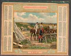 Calendrier Des PTT 1915 : Abreuvoir Au Camp De Coetquidan ... Calendrier De L'Isère( CAL PTT 1915 H) - Formato Grande : 1901-20