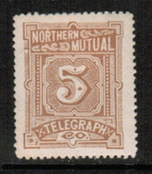 U.S.A.  Scott # 11T-1* VF MINT HINGED (Stamp Scan # 784) - Télégraphes