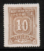 U.S.A.  Scott # 11T-2* VF UNUSED NO GUM (Stamp Scan # 784) - Télégraphes