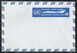 UNITED NATIONS Geneva Postal Stationery Aerogramme Michel LF1 - Luchtpost