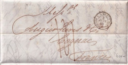 1849 - GB - ENTREE ANGLETERRE Par BOULOGNE SUR MER 4 ! SUP Et PAS FREQUENT ! - LETTRE De LONDRES => COGNAC - Entry Postmarks