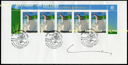 ANDORRA / ANDORRE (2021) - EUROPA Almesquera Desmán Ibérico Galemys Pyrenaicus Rat-trompette Endangered Fauna FDC SIGNED - FDC