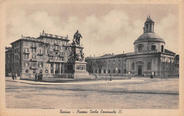 2230" TORINO-PIAZZA CARLO EMANUELE II (CARLINA)" ANIMATA ANNI 30 - Places