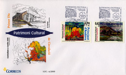 2009 , ANDORRA  - CORREO ESPAÑOL , ED. 369 / 370 , PATRIMONIO CULTURAL - Other & Unclassified