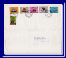 1963 San Marino Saint Marin Large Letter Mailed To Italy Bended In The Middle Brief - Storia Postale