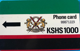 KENYA  -  Phonecard - KSHS 1000 - Kenia