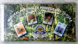 INDIA 2000 INDEPEX ASIANA , Natural Heritage Of Manipur And Tripura SEALED PRESENTATION PACK With Complete Set MNH Insid - Lots & Serien