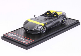 BBR - FERRARI Monza SP2 - Met. Silver / Yellow - BBRC221H - 1/43 - BBR