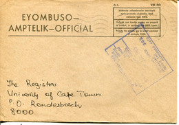 South Africa Südafrika - 1983 Official Domestic Letter - Form ZB 30 - Servizio