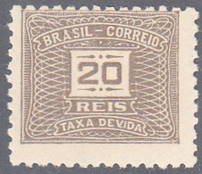 BRAZIL   SCOTT NO J92    MINT HINGED   YEAR  1949 - Timbres-taxe