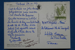 W7 POLYNESIE FRANCAISE BELLE LETTRE 1988 MARQUISES POUR LA TURBALE   + AFFRANCH. PLAISANT - Lettres & Documents