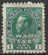 Canada 1915 Sc MR1  War Tax MH* - War Tax