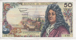 BILLETE DE FRANCIA DE 50 FRANCS DEL 11-7-1963  (BANKNOTE) - 50 F 1962-1976 ''Racine''