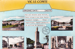 VIC LE COMTE. Multivues. Télégramme - Vic Le Comte