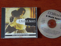 CD BOF/OST - A WORLD APART - HANS ZIMMER - MILAN CD CH 302 - 1991 - Filmmusik