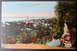 Tahiti Papeete Vu Du Semaphore Cpa - Polynésie Française
