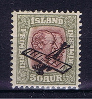 Iceland: 1928 Mi Nr 123 MH/*, Mit Falz, Avec Charnière Airmail - Unused Stamps