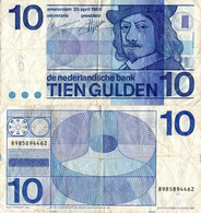 Netherlands / 10 Gulden / 1968 / P-91(a) / VF - 10 Gulden