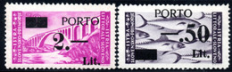 220.ITALY,SLOVENIA,CROATIA,ISTRIA 1946 PORTO,POSTAGE DUE.SASSONE 6A-7A M.H. - Sonstige & Ohne Zuordnung