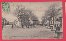 03 -COMMENTRY---Avenue De La Gare Et Rue De Paris--animé - Commentry