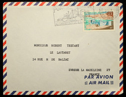 Djibouti - Flamme Port De Djibouti - Au Carrefour De 3 Continents - 1960 - Lettres & Documents