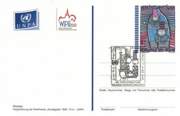 UNO Wien Menschenrechte 2000 - Hundertwasser - Ganzsache - Brieven En Documenten