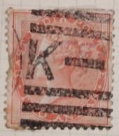 2a Two Anna Stamp India 1856 1864 No Wmk Watermark - 1854 East India Company Administration