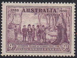 AUSTRALIA   SCOTT NO 165    MINT HINGED   YEAR  1937 - Mint Stamps